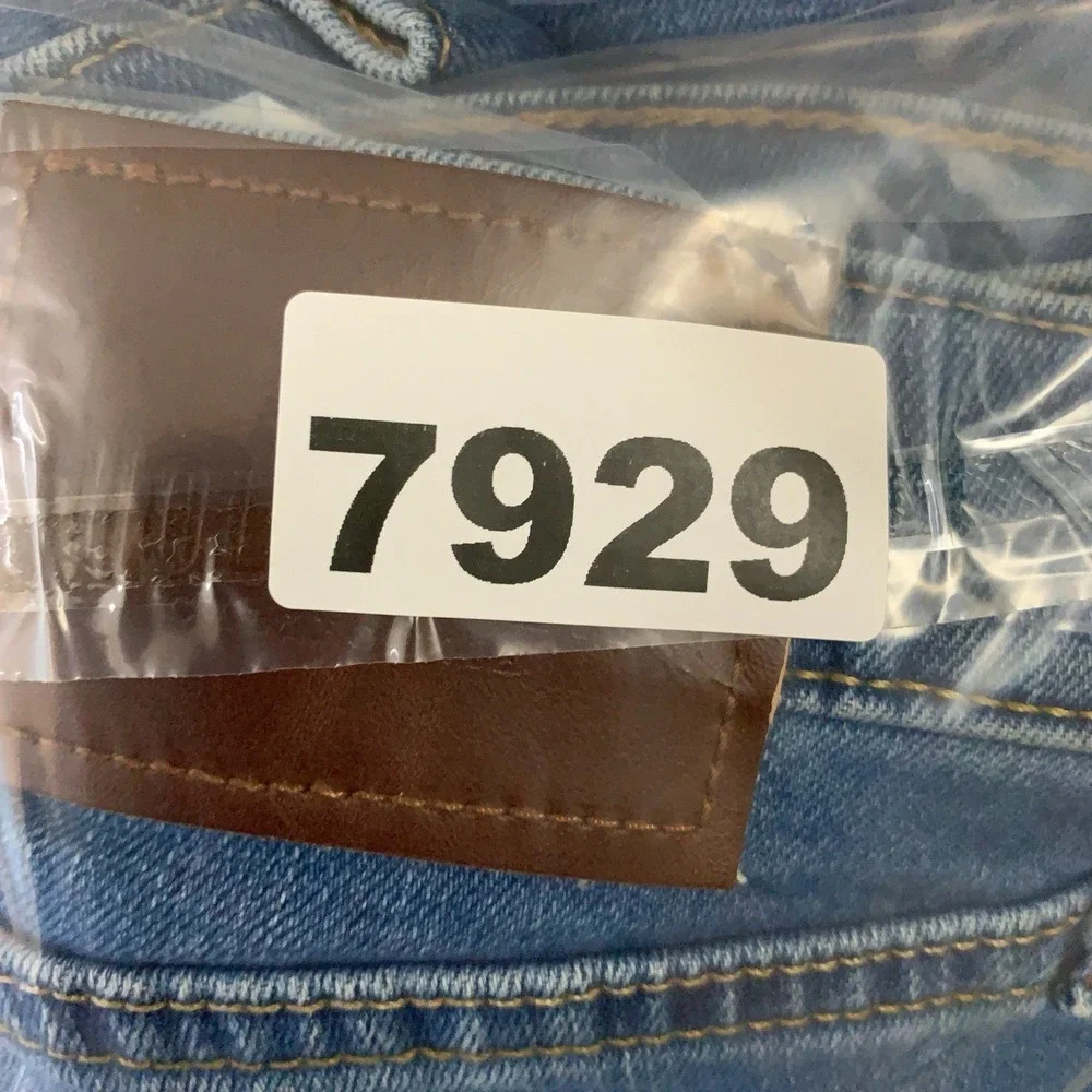 Hollister Slim Straight Epic Flex Jeans Men 33x30 (Fits 34x29) Blue Stretch Fade